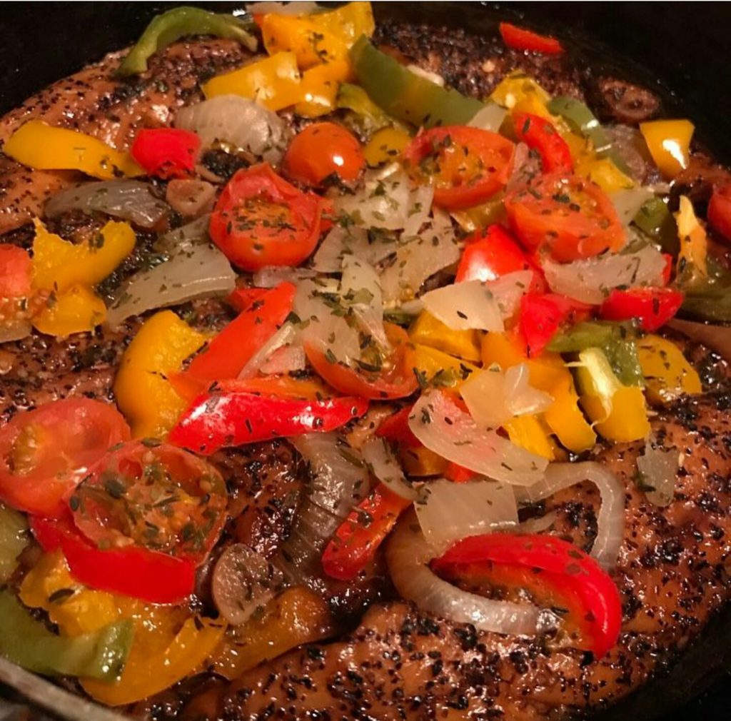 Steamed Peppered Mackerel w/ Veg Original Flava