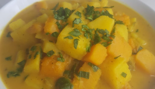 Yam and Pumpkin Curry