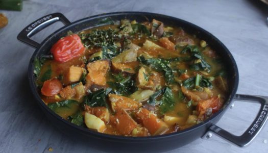 Roasted vegetable curry