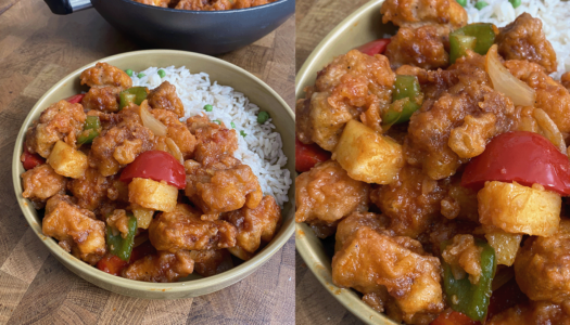 Sweet and sour Chicken (Caribbean inspired)