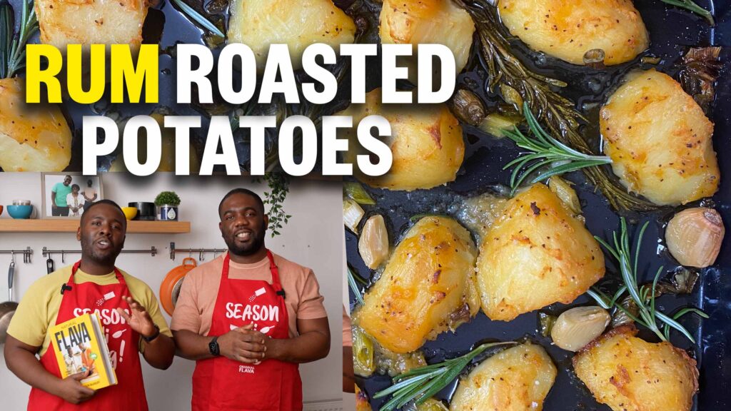 Rum Roasted potatoes Original Flava