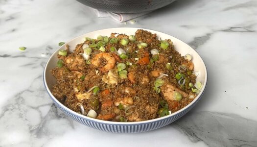 Caribbean Special fried Quinoa
