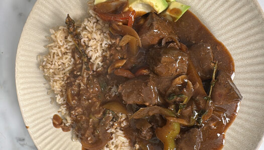 Jamaican stewed liver