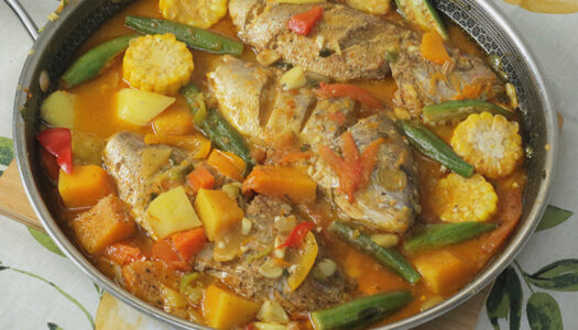 Jamaican Steamed Fish & Okra